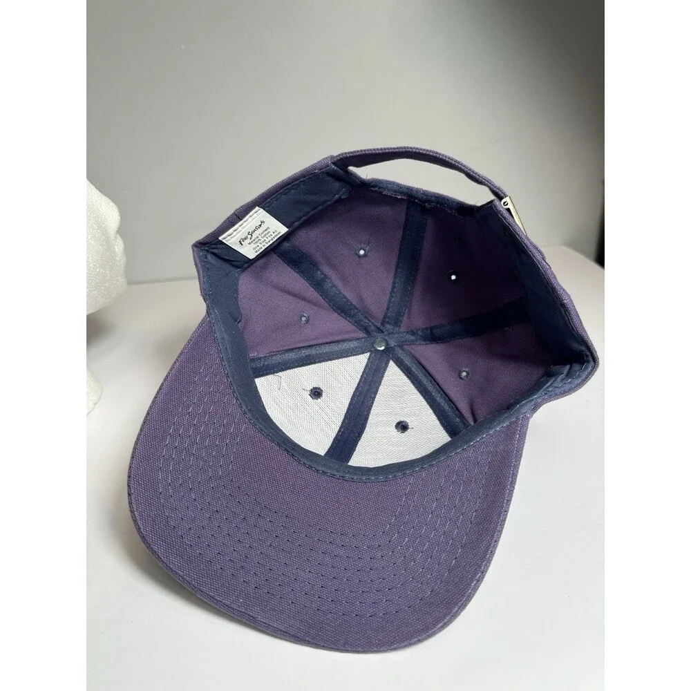 Blank Strapback Baseball Hat Four Seasons Purple Outdoor Cap See Pics Vintage